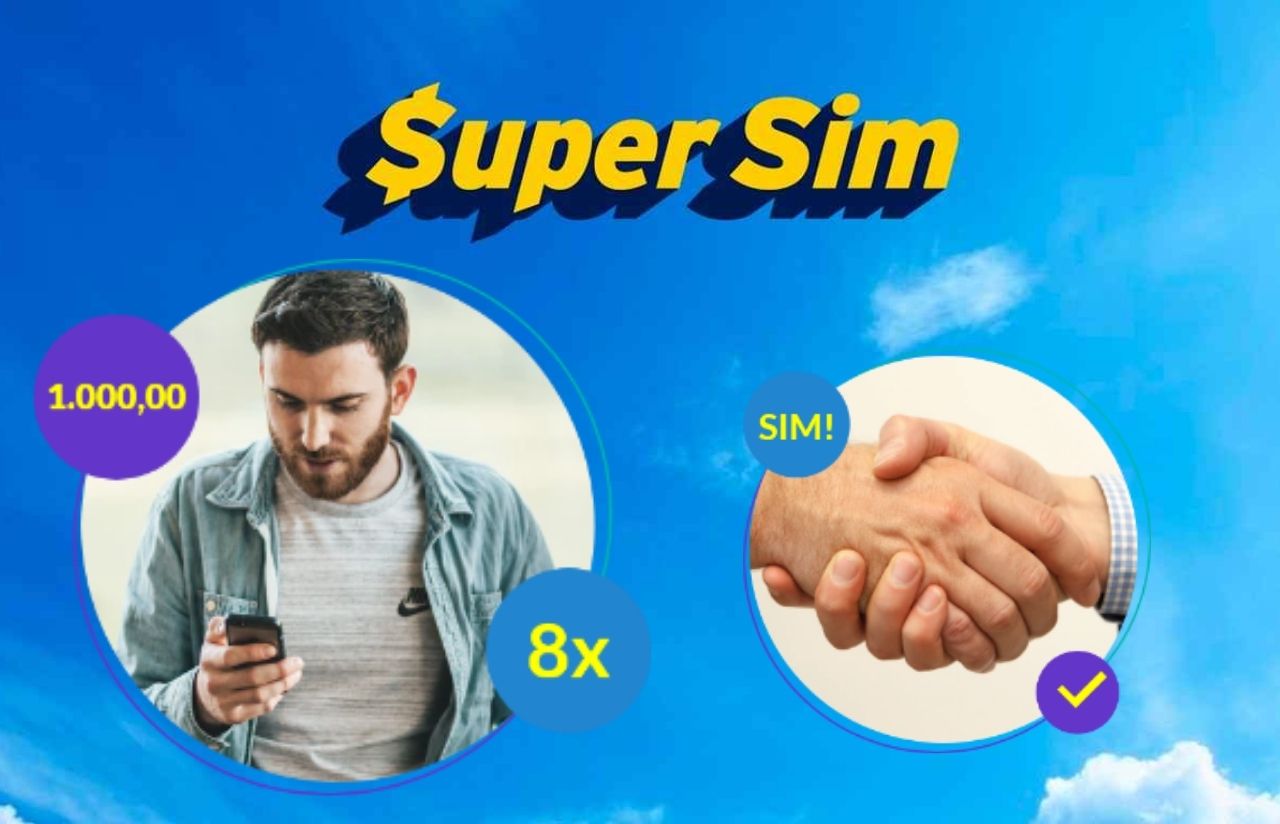 SuperSim aceita empréstimo para negativados Cardfácil