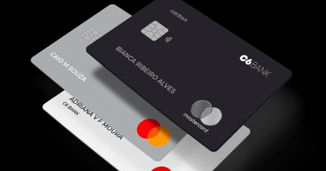Cartão de crédito C6 Bank permite saques gratuitos Cardfácil