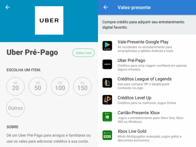 Cartão pré-pago da Uber traz comodidade aos clientes