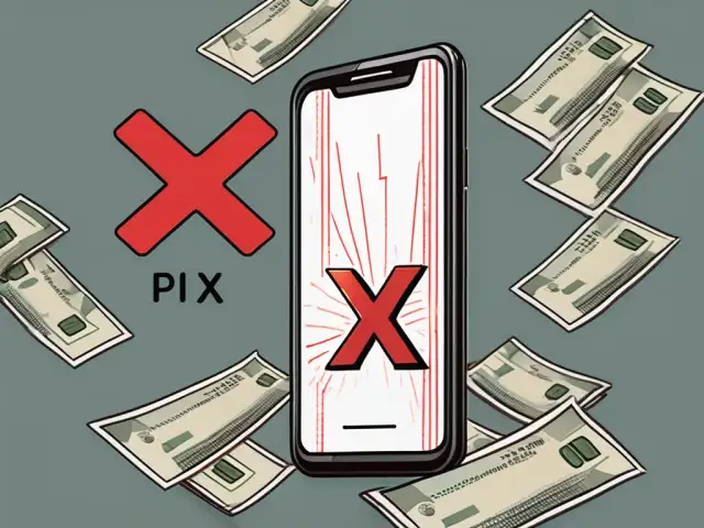 A smartphone with a pix app opened