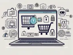 A virtual credit card hovering over a digital tablet