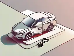 A credit card and a car