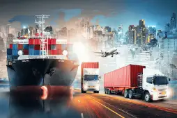 meios de transporte para simbolizar a revenda de produtos importados